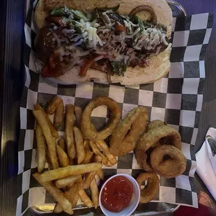 Jalepeno sausage sandwich