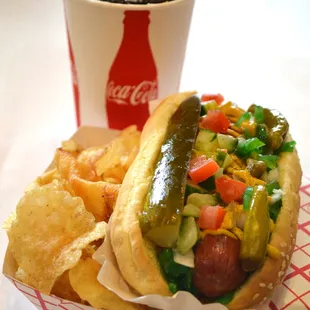 Chicago Dog: Check out our menu! http://www.thirstydog2go.com/