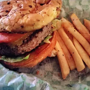 Burger with Tillamook Cheddar