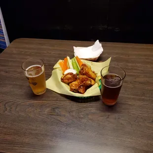 A wing and a beer!