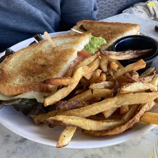 Smoked Turkey Club Sandwich