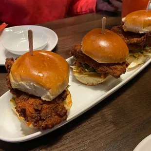 Spicy Chicken Sliders