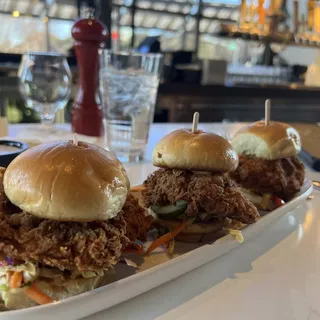 Spicy Fried Chicken Sliders