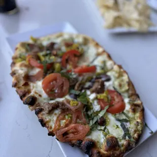 sausage and Sausage &amp; Prosciutto Flatbread