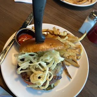 BBQ White Cheddar Burger