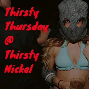 #ThirstyThursday. Get it. Get here.