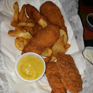 Because no one has posted the chicken fingers yet !