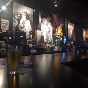 Sitting at the bar