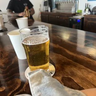 Heard it both ways lite lager.