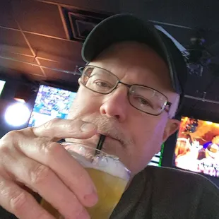 Sucking Down A Delicious Amaretto Sour.  HH  $4!!