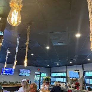 Interior of restaurant