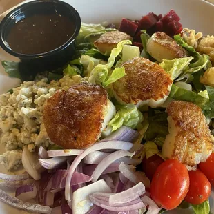 Scallop Cobb salad