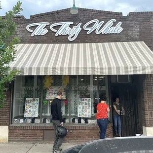 Front of store.