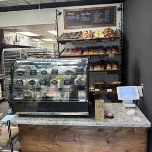 Inside store