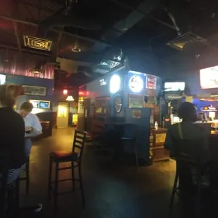 people sitting at a bar