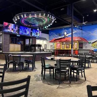 Interior of restaurant