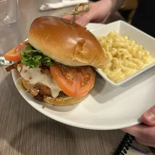 Sweet and spicy Chicken Cordon Bleu sandwich!