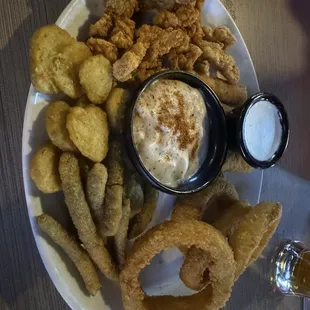 Sampler platter
