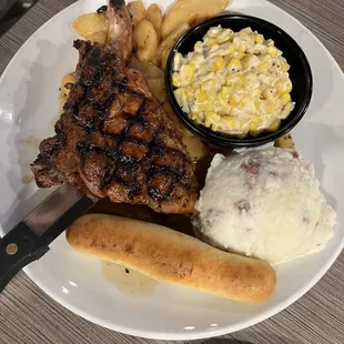 Bourbon Glazed Pork Chop