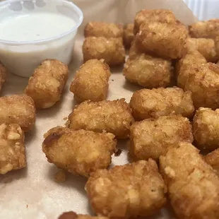 Tots crunchy not too oily