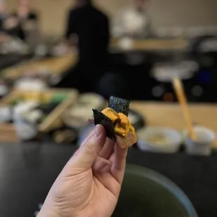 Wagyu beef and uni