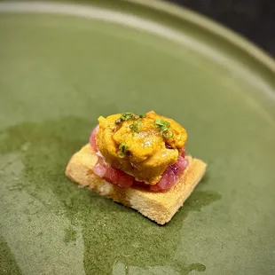 Toast with Uni