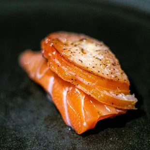 salmon and tomato