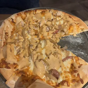 Smokin Hot Chicken Pizza