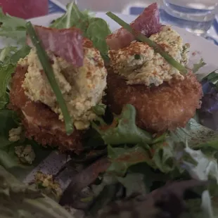 Deep Fried Deviled Eggs