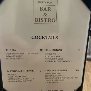 Cocktails