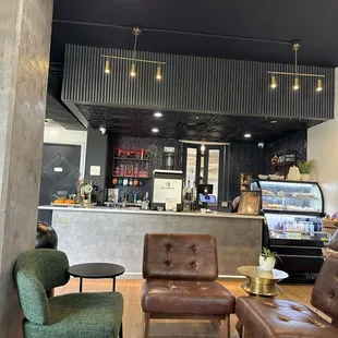 Inside is really cozy and decorated tastefully