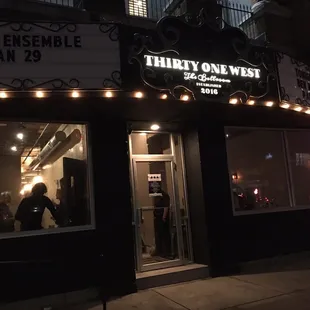 the outside of the building