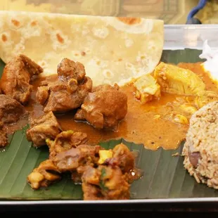 The sumptuous "Unlimited THALI" (a  served up with rice, paratha and Kongu biryani) over the weekends which is a foodie's delight!