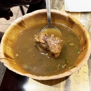 The MUTTON (AATU KAAL) SOUP is always the very first delicacy on every culinary expedition...love it!