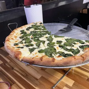 Alfredo pizza