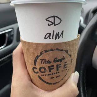 Snickerdoodle with almond milk