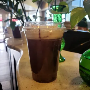 Peppermint mocha cold brew