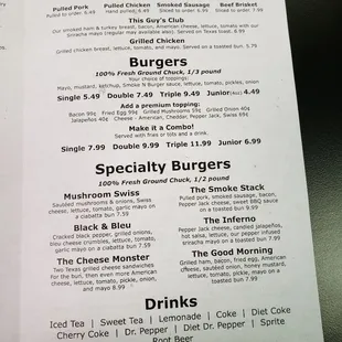 Sandwiches &amp; Burgers