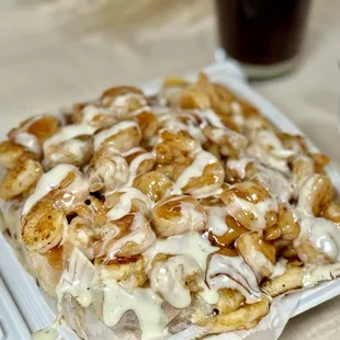 a plate of food on a table