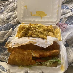 Whiting Po&apos;Boy Combo