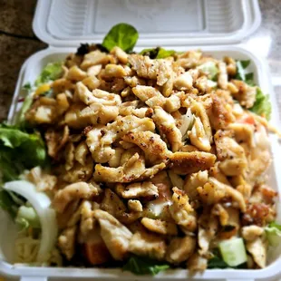 Grilled chicken salad
