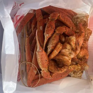 Crab and (D) Crab &amp; Shrimp Tray