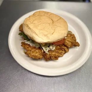 Fried chicken sandwich
