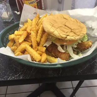 Fried chicken sandwich!! Simply Awesome!!