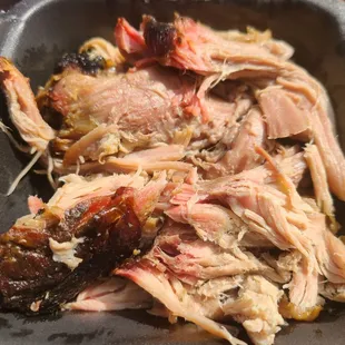 Pulled pork - meat from the kids meal (comes with 1 side) - $11