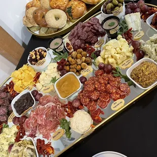 Catering event. Charcuterie board