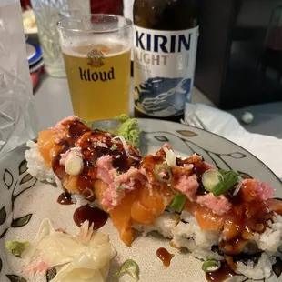 Salmon good to go roll.