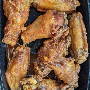 Wings with special homemade This Right Here sauce