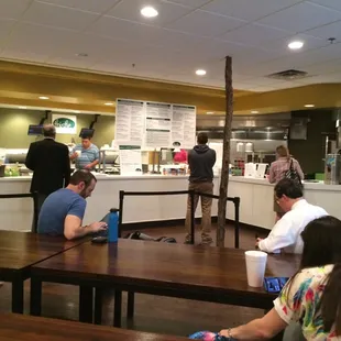 sushi and sashimi, interior