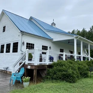 the back of the house